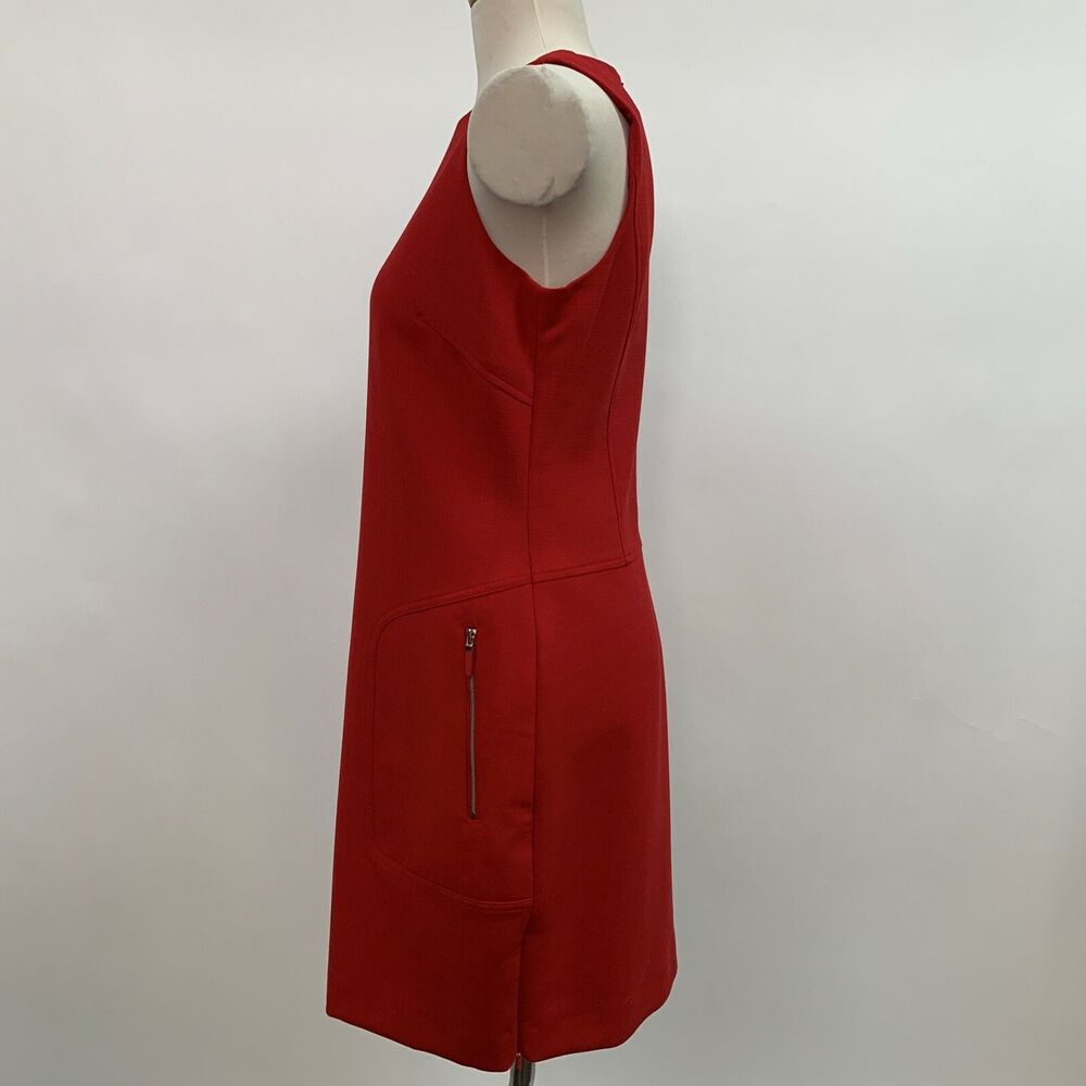 Body by Victoria Women's Dress Size 8 Red‎ Sleeveless Wool Blend - Picture 6 of 11